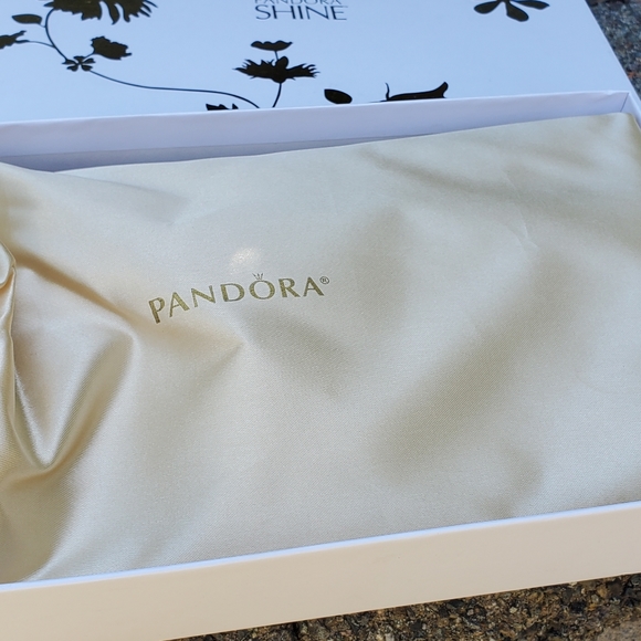 Pandora Shine gold clutch - brand new in box - Picture 4 of 6